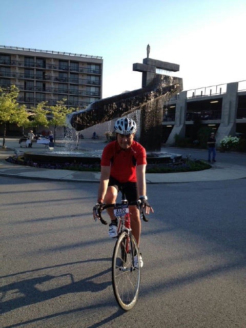 Nic Meyer Rides in the Penticton Granfondo