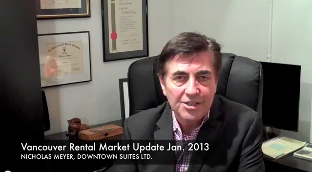 Vancouver Rental Market Update Jan. 2013