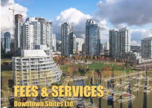 fees and services, Downtown Suites Ltd.