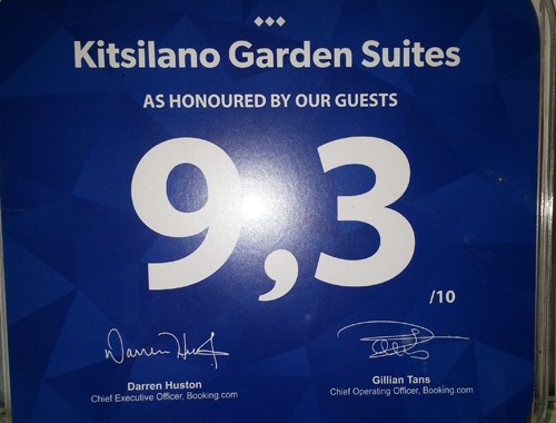 Kitsilano Garden Suites Wins Award!